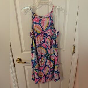 Lilly Pulitzer Pink and Blue Floral Dress